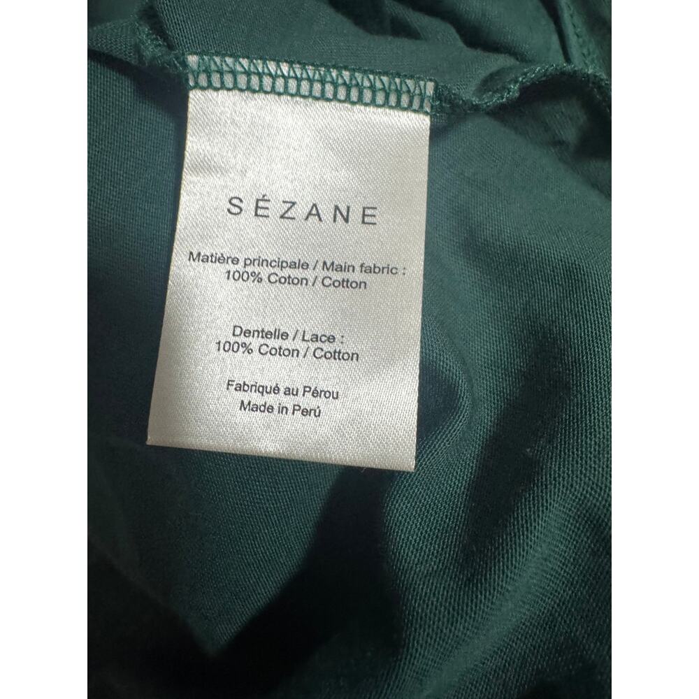 Sezane Lucille Dress, forest green, size M, 100% organic cotton, retailed $145 - Picture 7 of 7